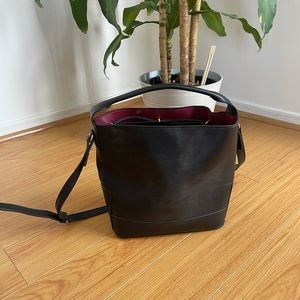 BRAND NEW ZARA Black Bucket Bag